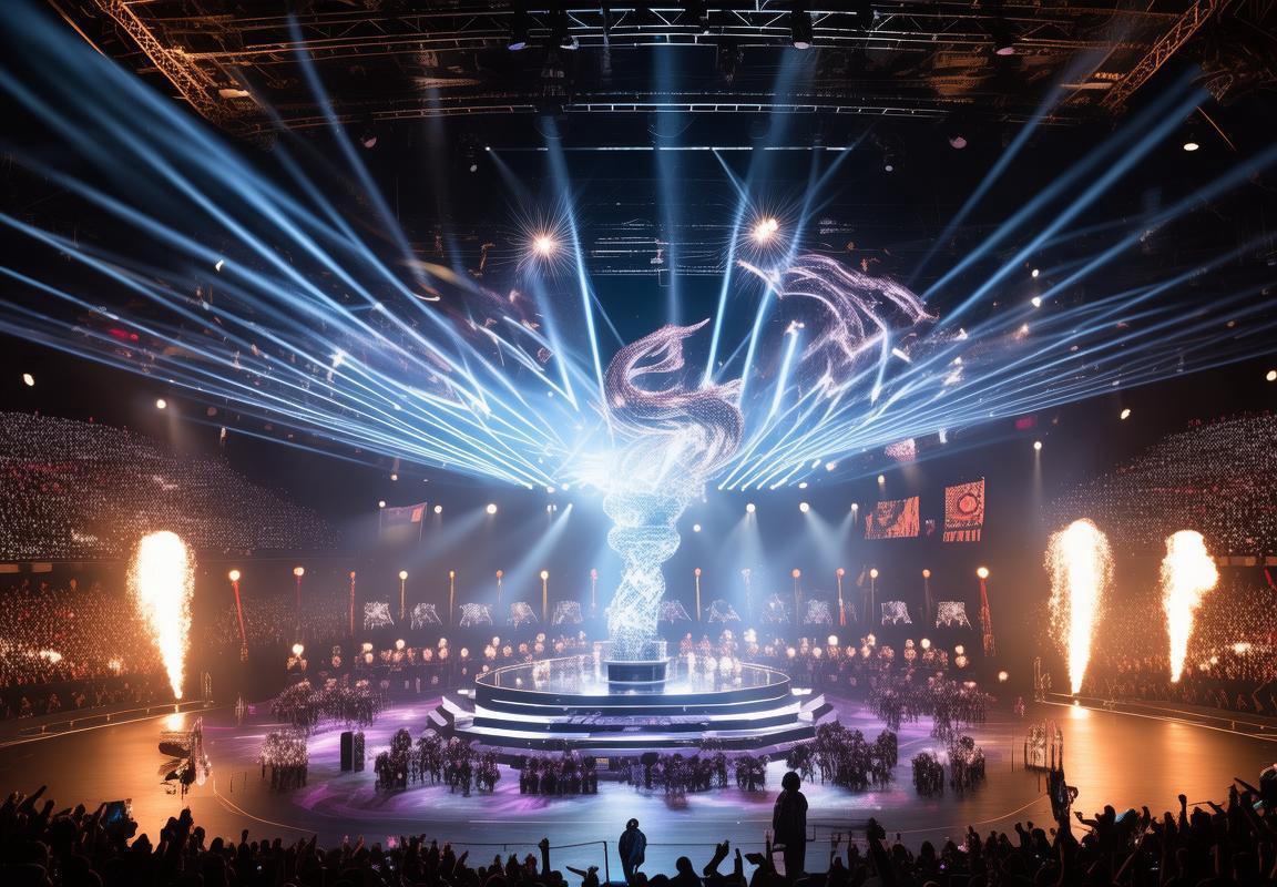 LCK春季决赛开幕式舞台设计惊艳亮相：虚拟偶像Minju全息投影开启电竞跨界合作新篇章